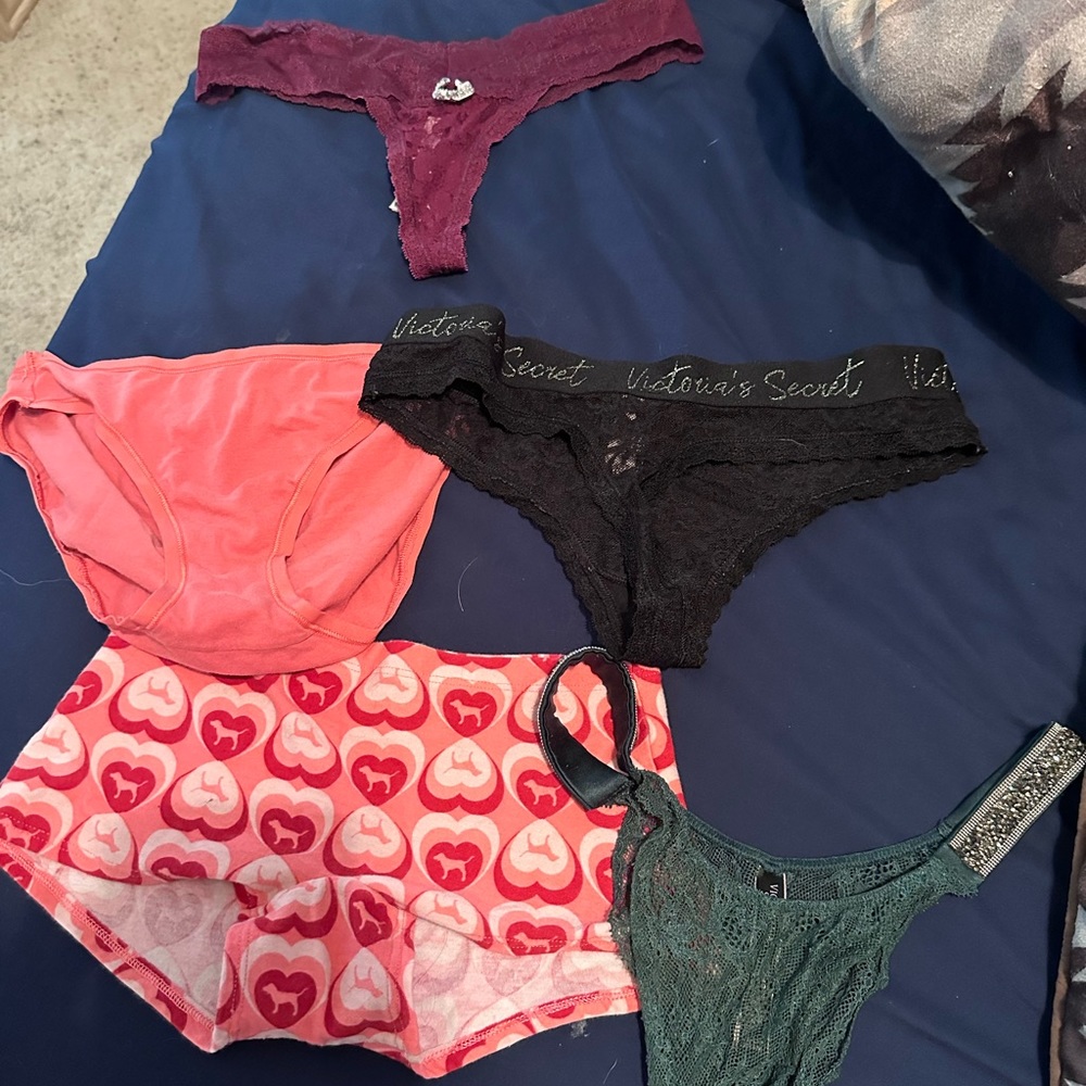 6 pairs of VS underwear lightly worn